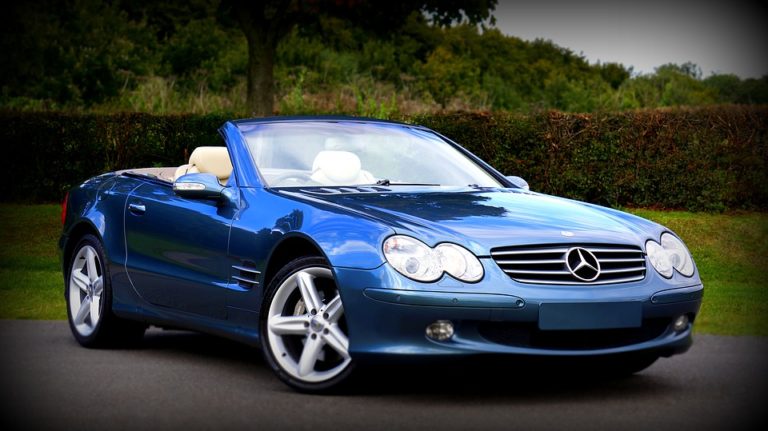 Car Classic Car Blue Convertible Class Fast