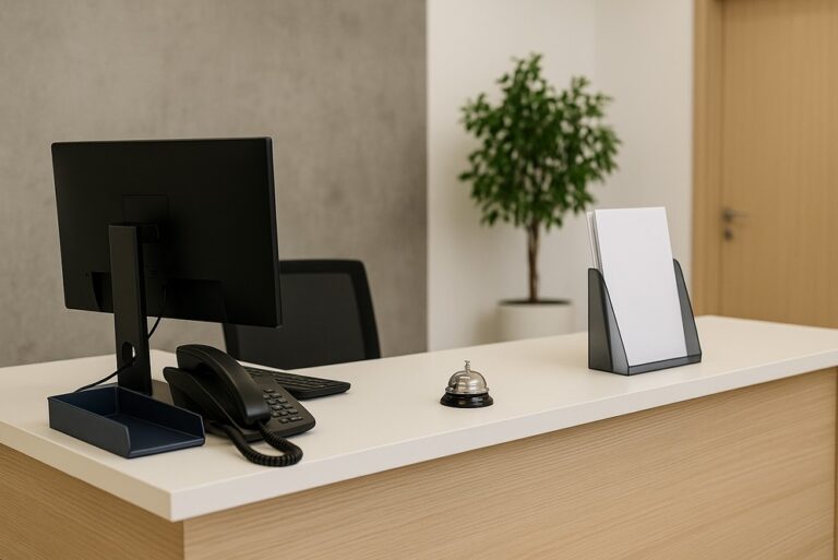a-kasse for receptionister